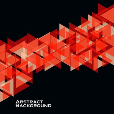 Üçgenler ile soyut geometrik arka plan. Modern tarz. Vektör çizim. EPS 10