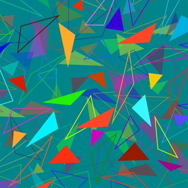 Fond géométrique abstrait avec triangles — Image vectorielle