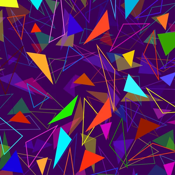 Fondo geométrico abstracto con triángulos. Estilo moderno — Vector de stock