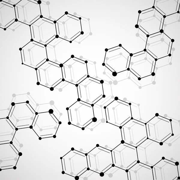 Molekülün dna. arka plan — Stok Vektör