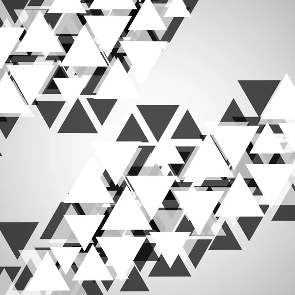 Fond géométrique abstrait avec triangles — Image vectorielle