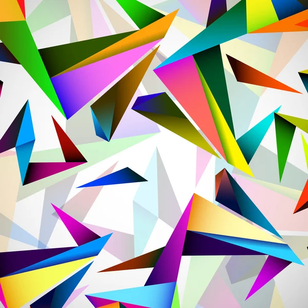 Fondo geométrico abstracto con triángulos. Estilo moderno — Archivo Imágenes Vectoriales