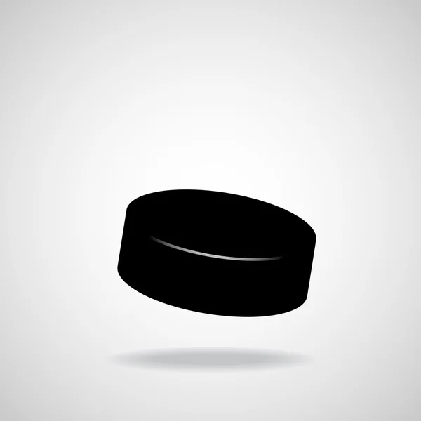Rondelle de hockey. Vecteur — Image vectorielle