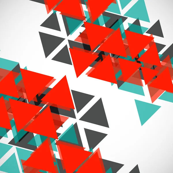 Abstrakter geometrischer Hintergrund mit Dreiecken — Stockvektor
