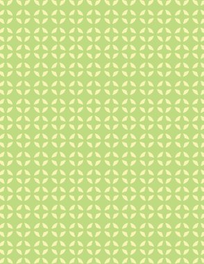 yeşil yıldız desen