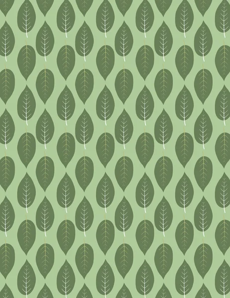 Patrón de hojas verdes — Archivo Imágenes Vectoriales