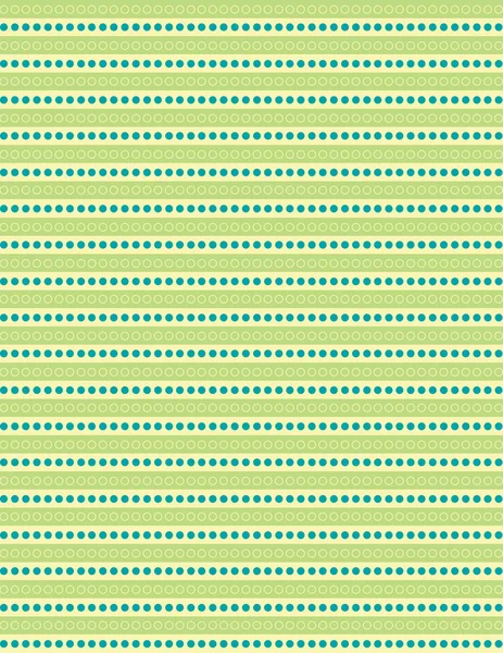 Círculos repetitivos verde, azul y crema — Vector de stock