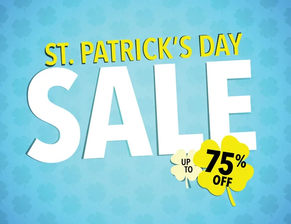 Venta de Patrick Day — Vector de stock