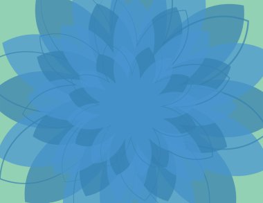 Mavi çiçek desen arka plan