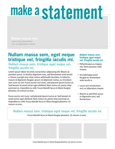 Boletín de noticias — Vector de stock