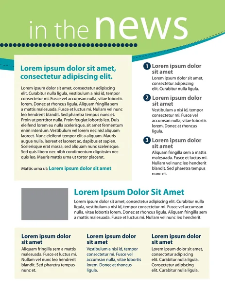 Bülten Şablonu düzeni