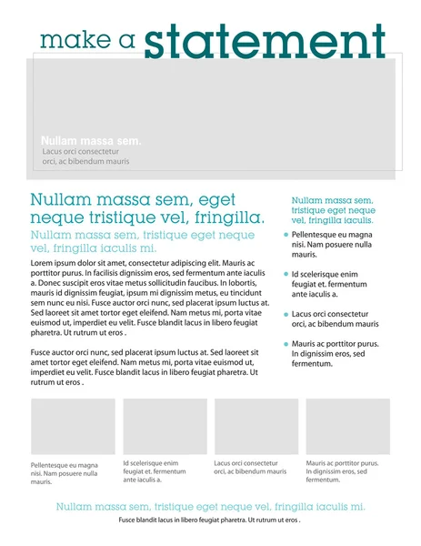 Boletín de noticias — Vector de stock