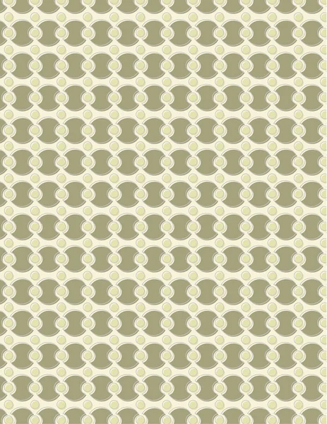 Tan circle pattern over cream color background — Stock Vector