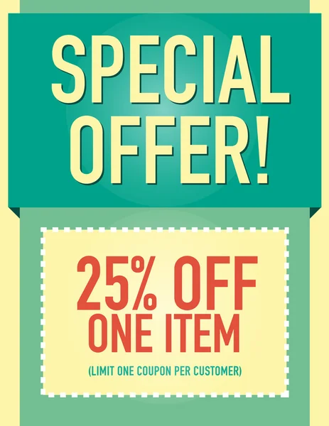 Özel Fırsat 25 kapalı kupon sayfa düzeni