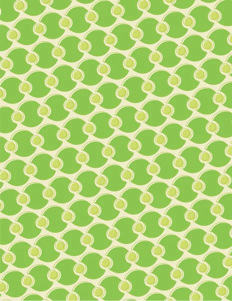 Green circle pattern over green color background — Stock Vector