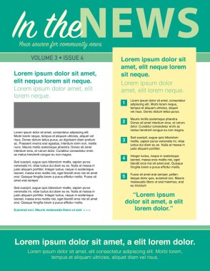 Sayfa düzeni bülten