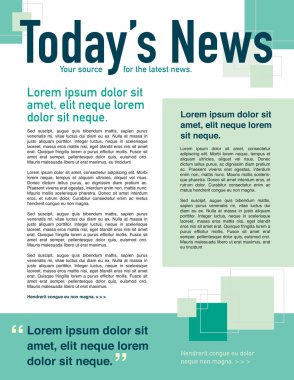 Sayfa düzeni bülten