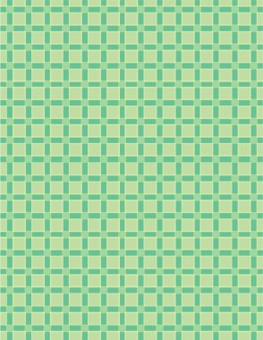 Yeşil kare desen