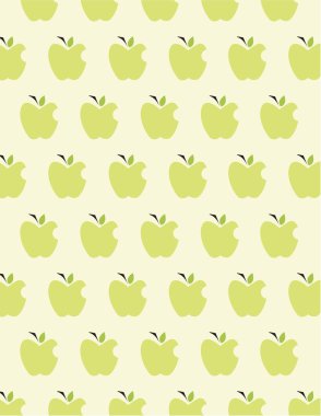 Yeşil elma desen