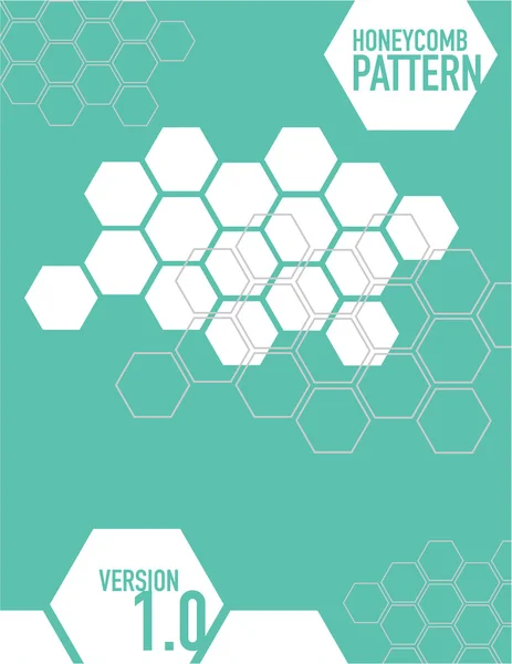 Beyaz bal tarak desen