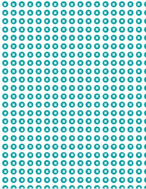 Yeşil yinelenen daireler