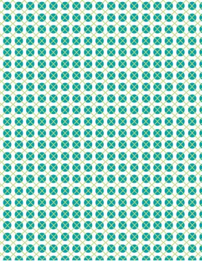 Yeşil yinelenen daireler