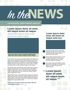 Sayfa düzeni bülten