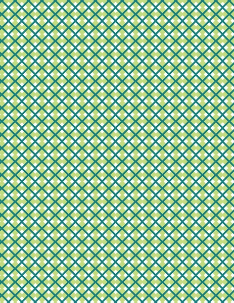 Modré čáry přes zelené čtverečky — Stockový vektor