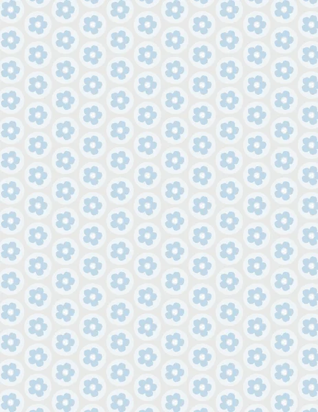 Blue flower pattern — Stock Vector
