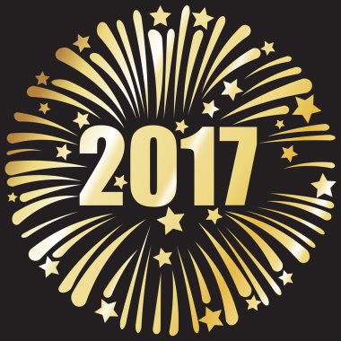 mutlu yeni yıl 2017 tebrik kartı 