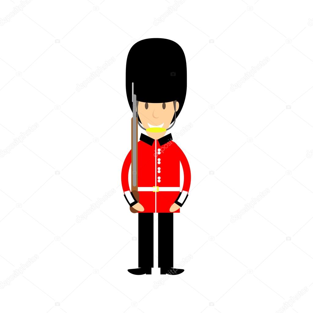 Buckingham Palace Dessin / Coloriage garde anglais