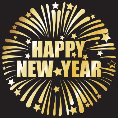 Mutlu yeni yıl altın 4