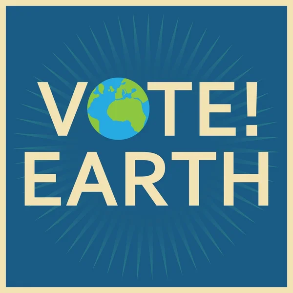 地球投票 — ストックベクタ