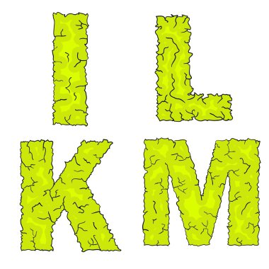 Cadılar Bayramı kirli harf ijkl