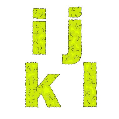 Cadılar Bayramı kirli harfleri küçük harf ijkl