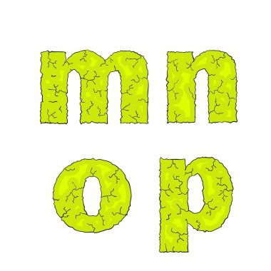 Cadılar Bayramı kirli harfleri küçük harf mnop