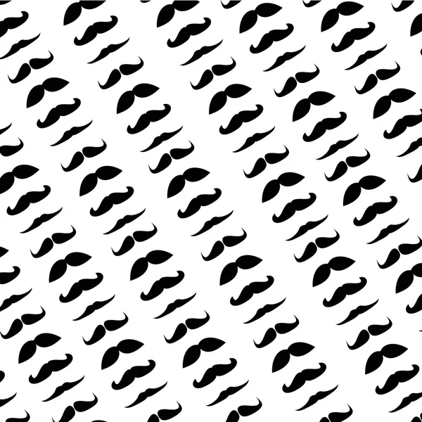 Movember steamless pattern — Stock Vector