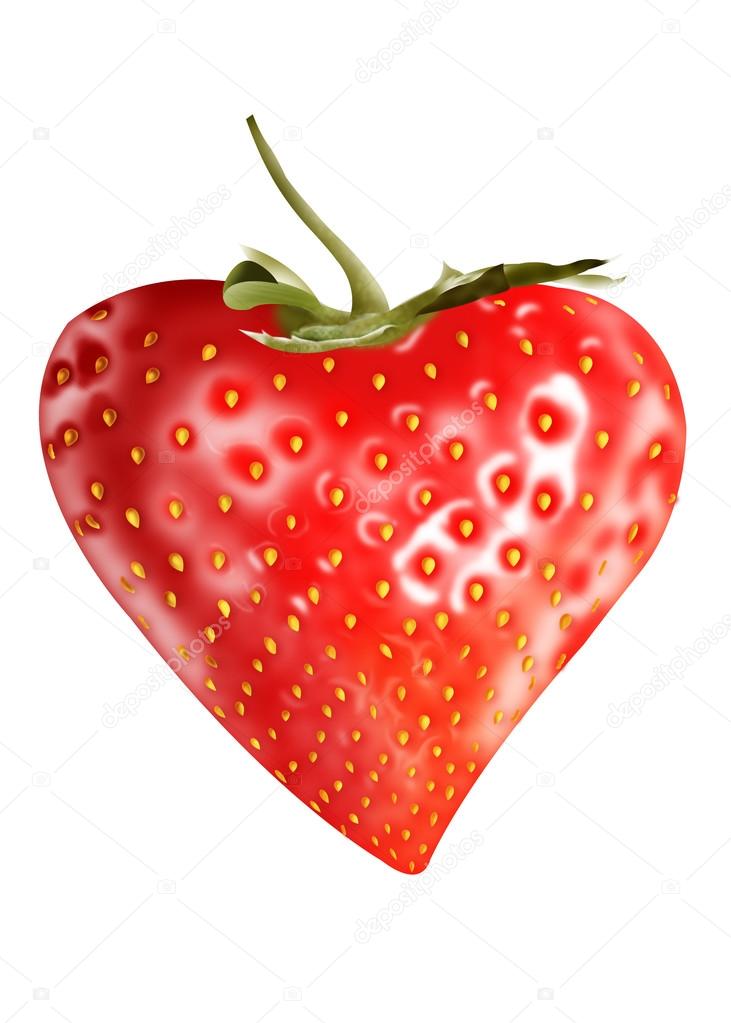 Juicy ripe strawberries