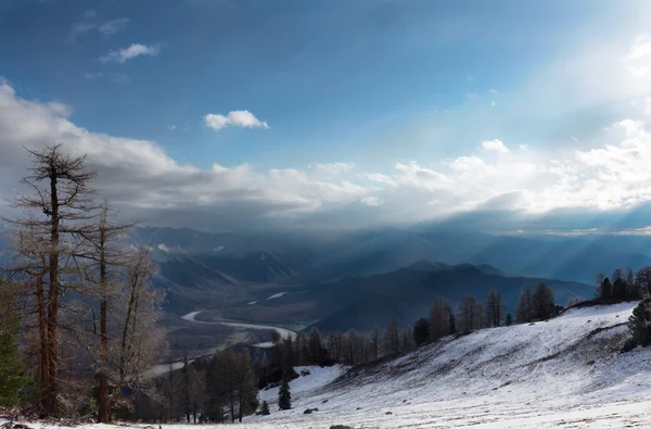 山の中の風景 — ストック写真