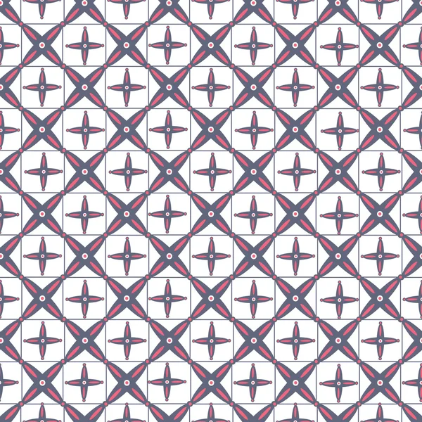 Soyut geometrik seamless modeli pembe ve mavi