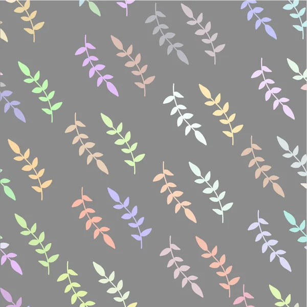 Pastel colorful diagonal brunch hand drawn seamless pattern. — Stock Vector