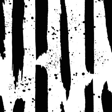 El darwn siyah mürekkep satırı ve splash