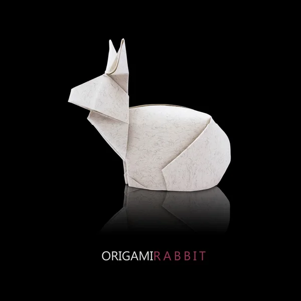 Origami-Papierkaninchen — Stockfoto