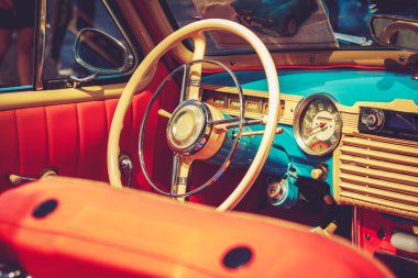Retro vuntage araba salon
