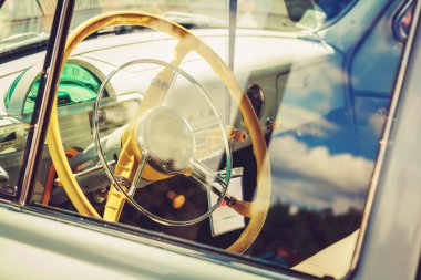 Retro vuntage araba salon