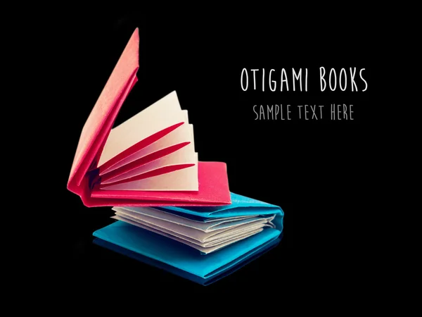 Origami paper books — Stock Photo, Image