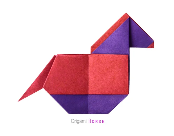 Лошадь Оригами — стоковое фото