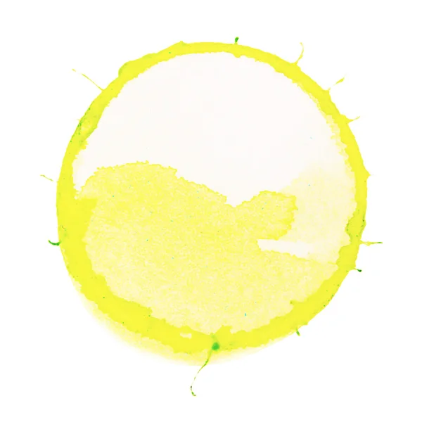 Žlutý kruh — Stock fotografie