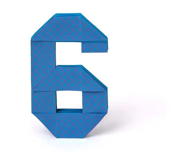 Origami kağıt 6 numara — Stok fotoğraf