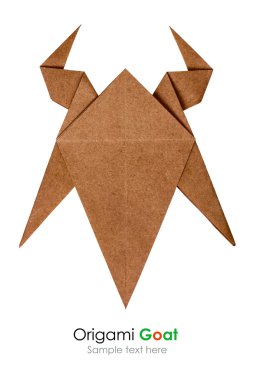 Origami keçi kafası